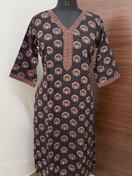 Vruksha Block Print Kurti