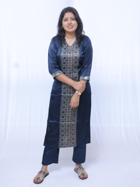 Nayra Mashru Silk Kurta Pant Set