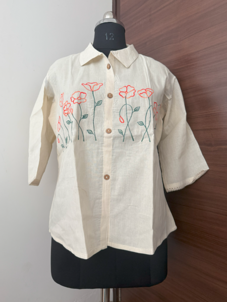 Guldasta Button-Down Short Top