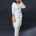 Khadi Cotton Long Kurti – Aditi Collection Dadar West