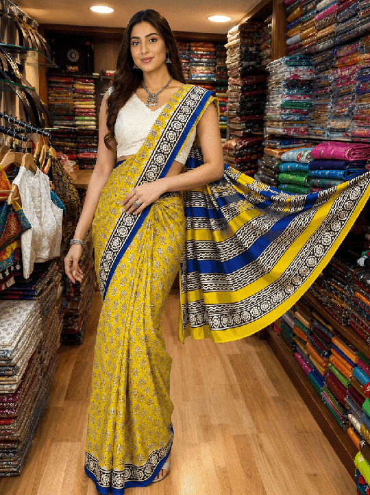 aditicollection-yellow-floralsaree-regular-saree