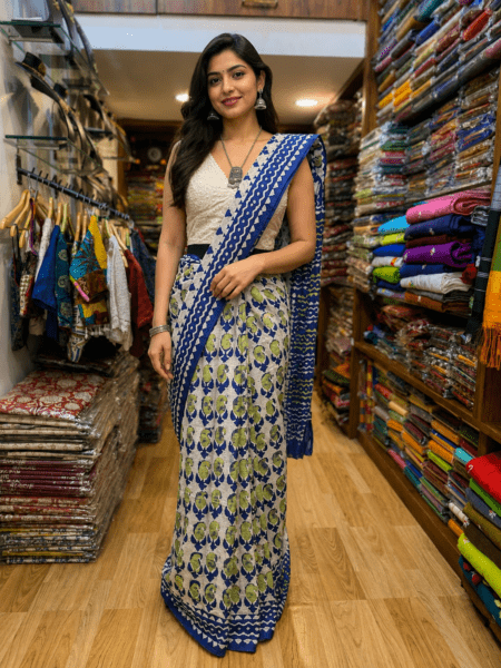 gulnar-blue-best-saree-trending