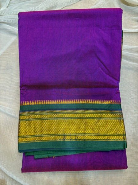 Royal Purple Semi Narayanpeth Saree