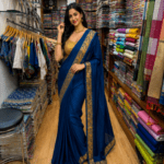 Traditional-Royal-Blue Modal-Silk-Saree