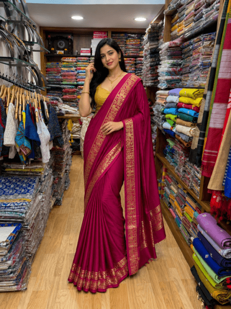 Rani Rose Modal Silk Saree