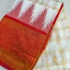 handloom-gadwal-silk-saree-in-ivory-white-and-vermilion-red-with-rich-gold-zari-