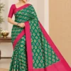 pure-handloom-ikkat-saree-green