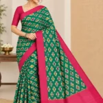 pure-handloom-ikkat-saree-green