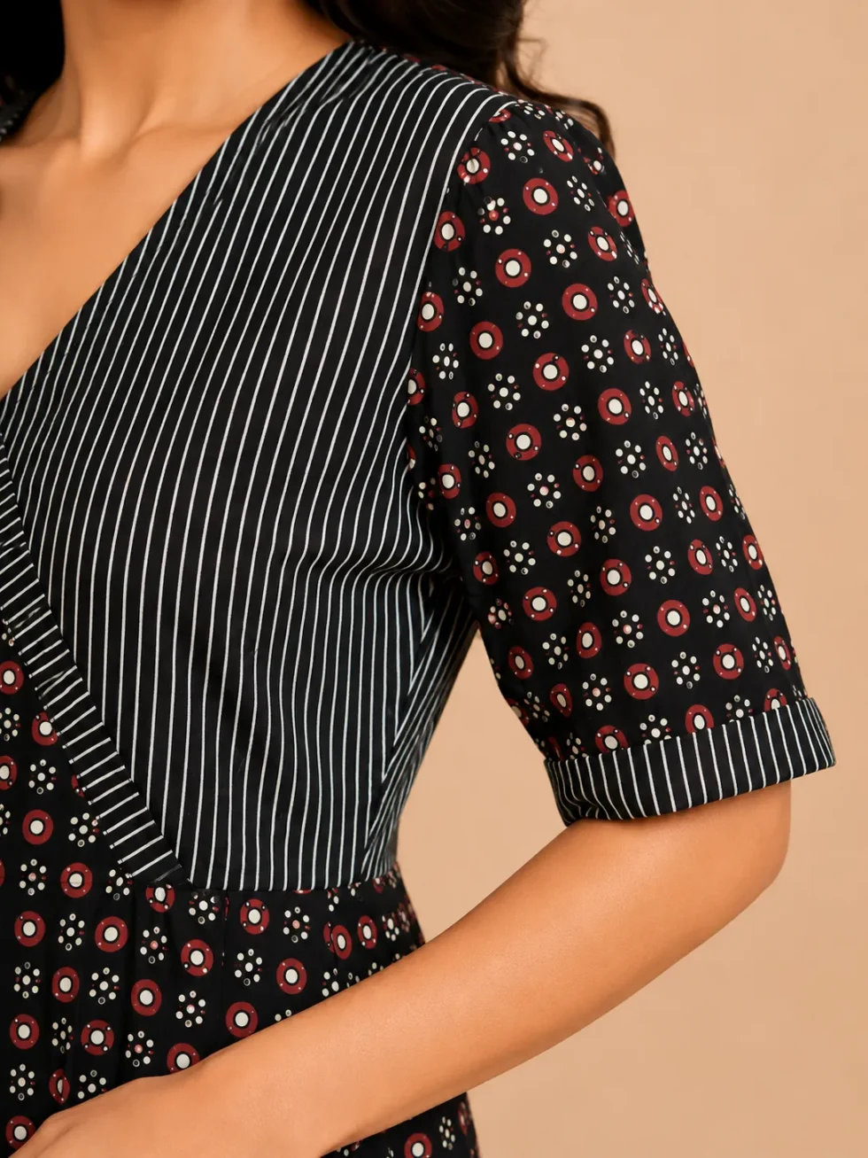 Handblock-printed-dress
