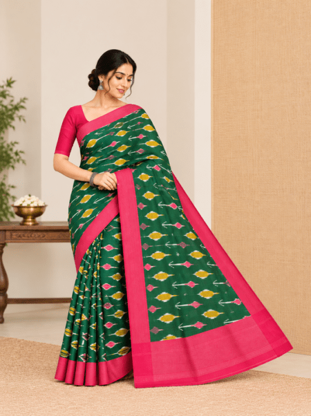 Ikkat Sarees