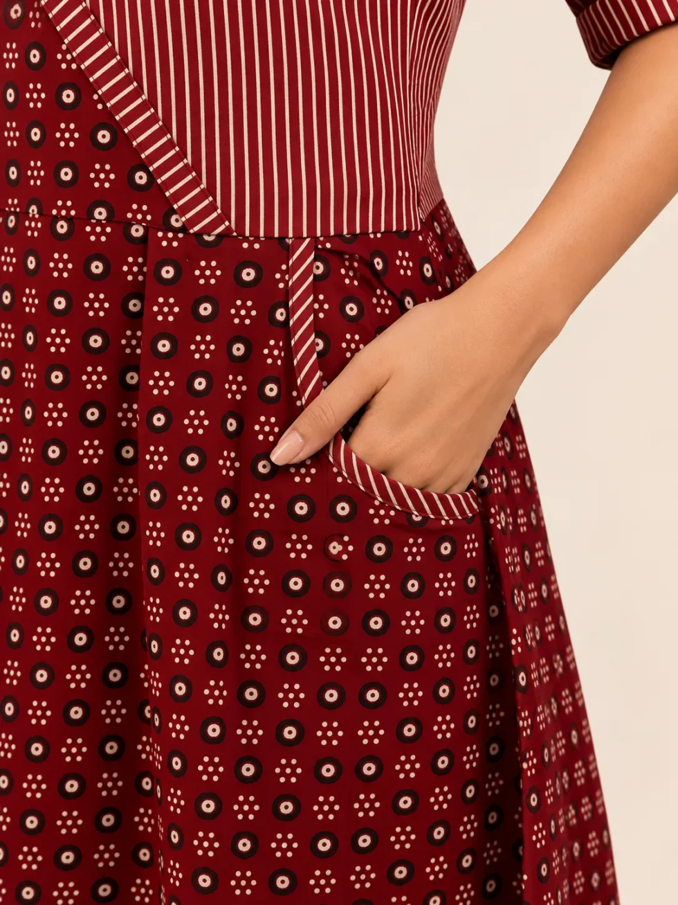 maroon-a-line-dress-aditicollection